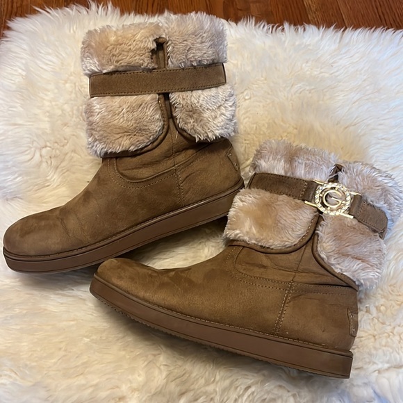 Brown boots fur lined size 7.5 - Picture 3 of 12